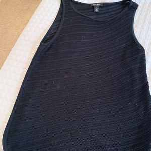 White House Black Market Black Cropped Sweater